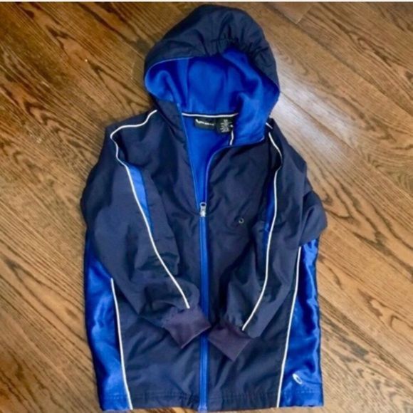 Fleece Lined Hooded Full Zipper Fall Jacket Size 8 - Picture 1 of 5